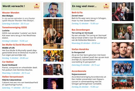 Verwacht in het theater